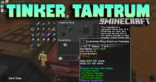 Tinker Tantrum Mod (1.20.1, 1.20) – Clear Ore Veins in One Go