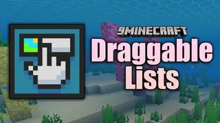 Draggable Lists Mod (1.21.8, 1.20.1) – Simplify Resource Pack And Server Management