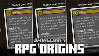RPG Origins Mod (1.20.4, 1.20.1) – 7 Origins in An RPG Feel