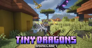 Tiny Dragons Mod (1.21.1, 1.20.1) – Raise a Tiny Fire Breather