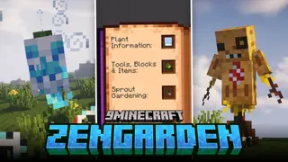 SHC PVZ ZenGarden Mod (1.20.1) – Plants Vs Zombies Content In Minecraft
