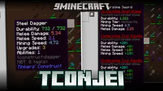 TConJEI Mod (1.20.1, 1.19.2) – Choose the Best Materials