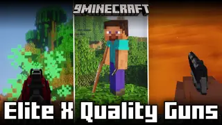Elite X Quality Guns Mod (1.21.1, 1.20.1) – Fight with Modern Firearms