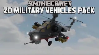 ZD Military Vehicles Pack Mod (1.20.1, 1.16.5) – Aircraft, Helicopters