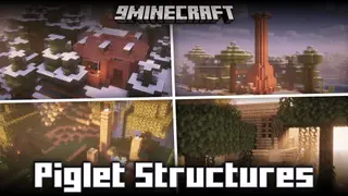 Piglet Structures Mod (1.21.1, 1.20.1) – 400+ New Structures & More!