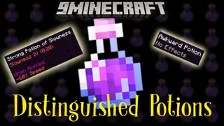 Distinguished Potions Mod (1.21.5, 1.20.1) – Trouble Telling Your Potions Apart?