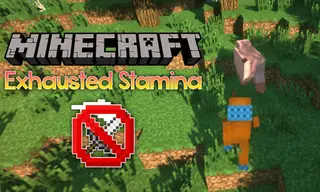 Exhausted Stamina Mod (1.20.1, 1.19.3) – Only Swing Your Sword If Fully Charged