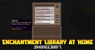 Enchantment Library At Home Mod (1.20.1, 1.20) – Store And Extract Enchantments