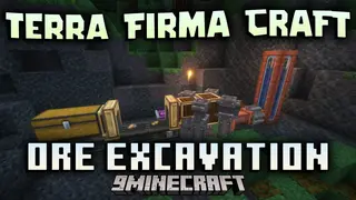 TFC Ore Excavation Mod (1.20.1, 1.18.2) – Automate Mining In TFC With Create