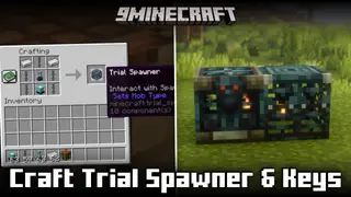 Craft Trial Spawner & Keys Mod (1.21.8, 1.21.1) – Craftable Trial Chamber Items