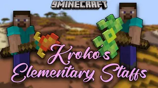 Kroko’s Elementary Staffs Mod (1.20.6, 1.19.2) – Rediscover The Magic, Unleash The Power!