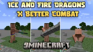Ice And Fire Dragons X Better Combat Mod (1.21.1, 1.20.1) – Master Your Dragon