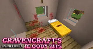 CravenCraft's Bloody Bits Mod (1.20.1, 1.19.2) – Paint the Walls with Blood