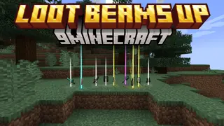 Loot Beams Up Mod (1.21.4, 1.20.1) – Highlight Your Rarest Loot