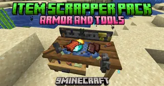 Item Scrapper Pack Armor And Tools Mod (1.20.1, 1.20) – Recover Materials From Gear
