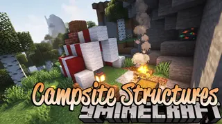 Campsite Structures Mod (1.21.4, 1.20.1) – Let's go on a Picnic