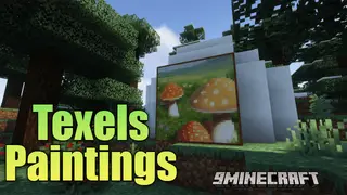 Texels Paintings Mod (1.21.4, 1.20.1) – A Canvas of Creativity in Minecraft