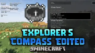 Explorers Compass Edited Mod (1.21.1, 1.20.1) – Enhanced UI And Minimap Integration