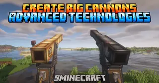 Create Big Cannons Advanced Technologies Mod (1.20.1, 1.20) – Precision Parts For Big Cannons