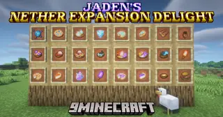 Jaden's Nether Expansion Delight Mod (1.20.1, 1.20) – Glowcheese, Dumplings, And More