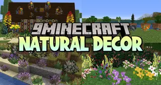 Natural Decor Mod (1.21.4, 1.20.1) – Decorations, Plants, Weather Effect