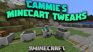 Cammie's Minecart Tweaks Mod (1.21.1, 1.20.1) – Minecarts are Now 25% Faster