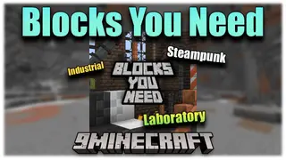 Blocks You Need Mod (1.21.4, 1.20.1) – Industrial, Steampunk, Laboratory