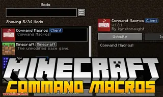 Command Macros Mod (1.20.4, 1.20.1) – Create Keybinds for Commands