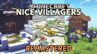 Nice Villagers Remastered Mod (1.21.1) – A Complete Overhaul of Villagers