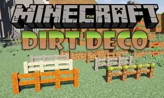 Dirt Deco Mod (1.21.1, 1.20.1) – Build Your Homes Out Of Dirt