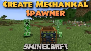 Create Mechanical Spawner Mod (1.21.1, 1.20.1) – Generates Mobs with Rotation Power