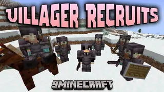 Villager Recruits Mod (1.20.1, 1.19.4) – Lead Villagers Into Battle