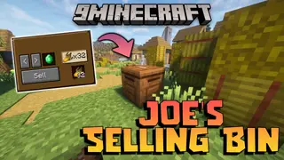 Joe's Selling Bin Mod (1.21.1, 1.20.1) – A Configurable Block That Automatically Sells Items