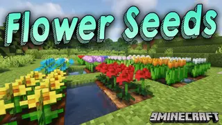 Flower Seeds Mod (1.21.1, 1.20.1) – Replanting Flowers