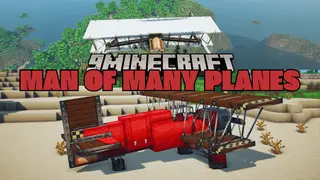 Man of Many Planes Mod (1.21.1, 1.20.1) – Two New Aircrafts