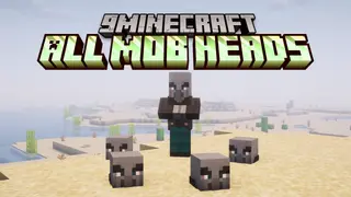 All Mob Heads Mod (1.21.8, 1.20.1) – Build Your Own Trophy Room