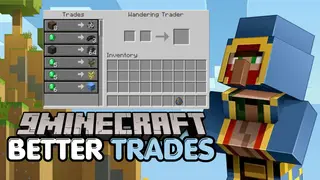 Wandering Trader Better Trades Mod (1.20.4, 1.20.1) – Purchase Rare Items