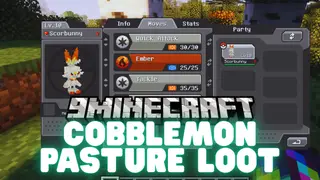 Cobblemon Pasture Loot Mod (1.21.1, 1.20.1) – Farm Loot From Your Pokémon