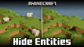 Hide Entities Mod (1.21.8, 1.20.6) – Hotkey To Hide Entities