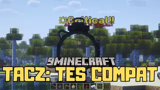 TaCZ: TES Compat Mod (1.20.1) – Guns Display a Number Effect For Critical Hits