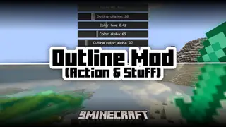 Outline Mod (Action & Stuff) (1.21.5, 1.21.1) – Add Outline To Items In-Hand