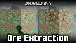 Ore Extraction Mod (1.21.4, 1.20.1) – Extract Ores From Ore Blocks