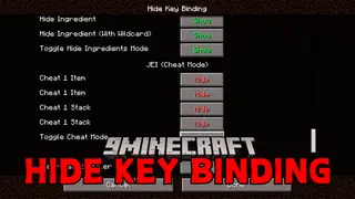 Hide Key Binding Mod (1.20.1, 1.18.2) – Organize Your Modded Keys
