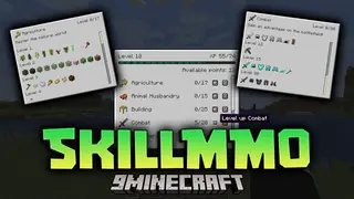SkillMMO Mod (1.20.1, 1.19.4) – Master Skills to Use Items