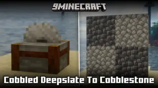 Cobbled Deepslate To Cobblestone Mod (1.21.4, 1.20.1) – Better Grindstone & Stonecutter Functionality