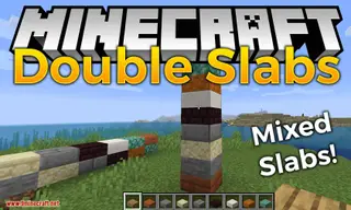 Double Slabs Mod (1.21.1, 1.20.1) – Mixed Double Slabs