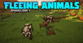 Fleeing Animals Mod (26.2, 1.20.1) – Group Awareness For Passive Mobs