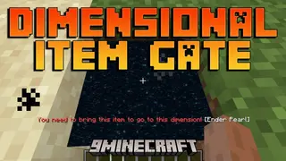 Dimensional Item Gate Mod (1.21.8, 1.20.1) – Gate Dimensions With Inventory