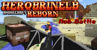 HerobrineLB Reborn Mod (1.19.2, 1.8.9) – Overpowered Drops And Custom Gear