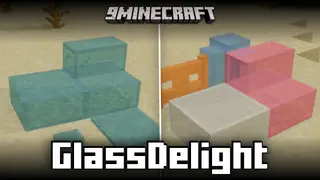 Glass Delight Mod (1.21.1, 1.21) – Glass & Concrete Slabs, Stairs, Fences, Etc